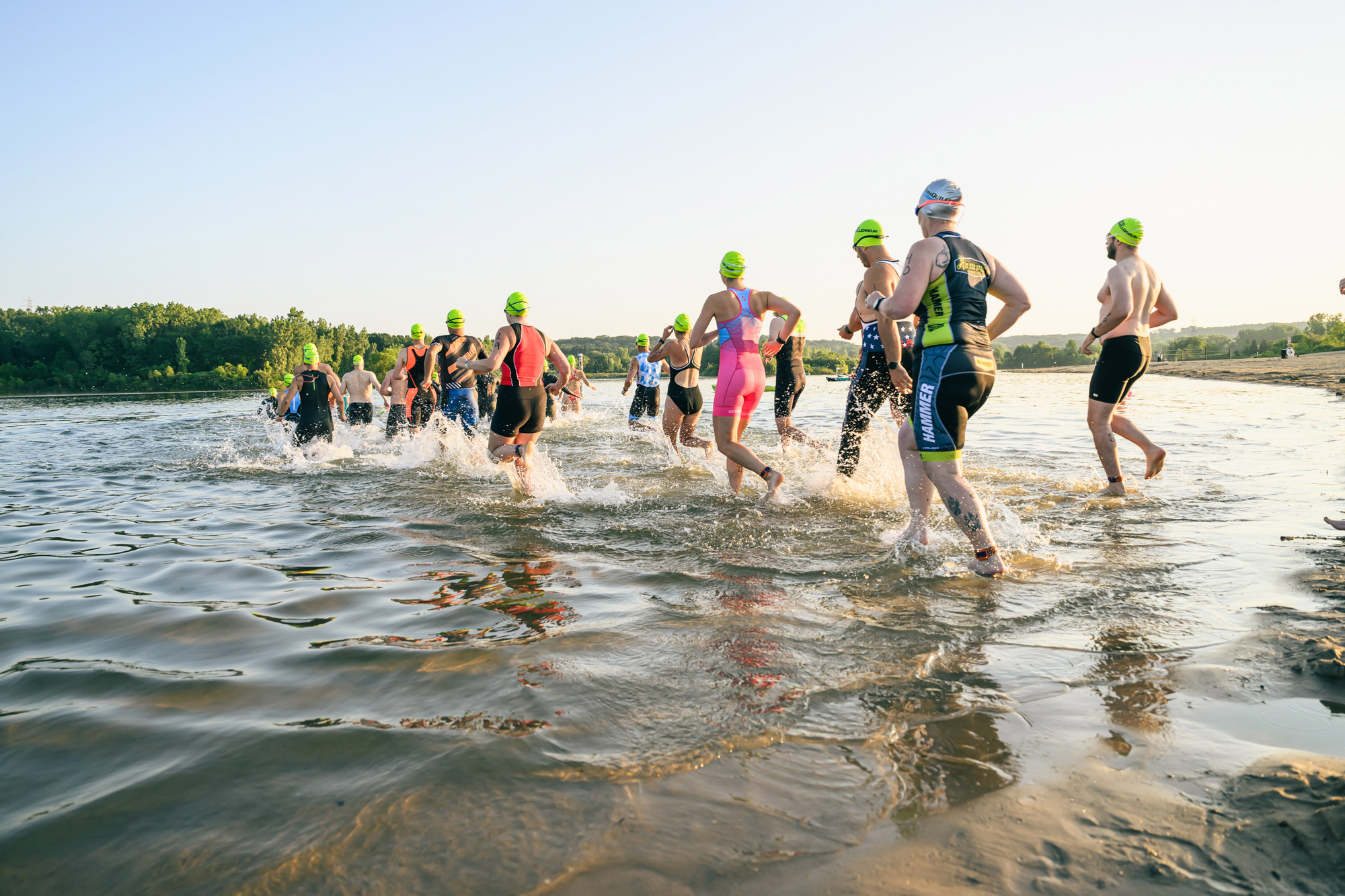 Tri Millennium race participants